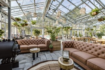 Restaurant in een kas bij Landal Coldenhove