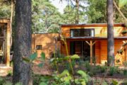Houten tiny house in Beekbergen op de Veluwe