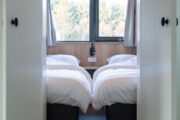 Bedstee in het vakantiehuis in Drenthe