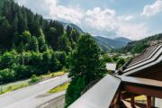 Uitzicht van penthouse in Saalbach-Hinterglemm