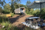 Overnachten in de natuur bij tiny house in Vechtdal