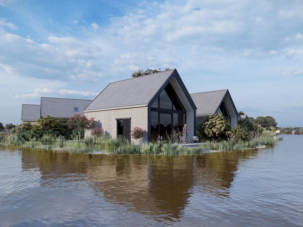 Luxe vakantiewoningen aan het water